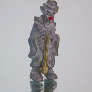 Circus Clown Pewter Figure Miniature